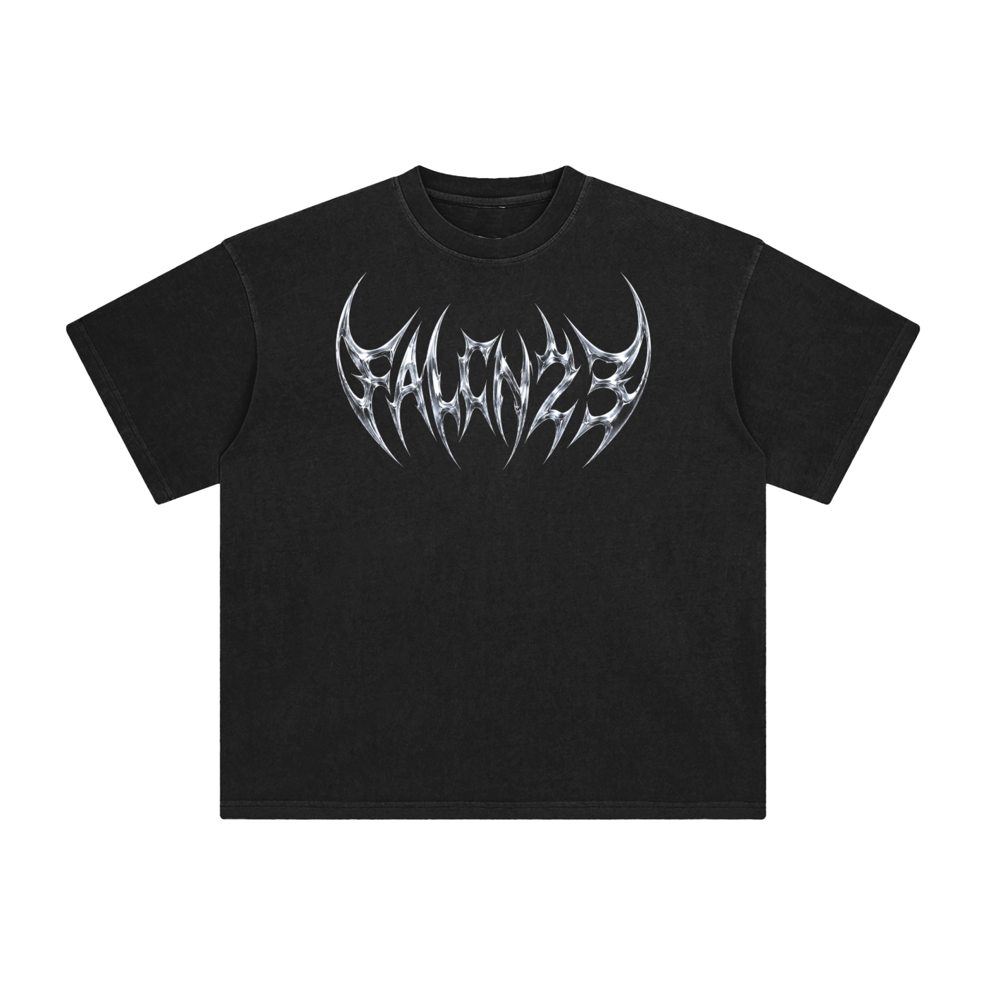 "Y2K Tribal" - Falcn23 Enzyme Washed T-Shirt