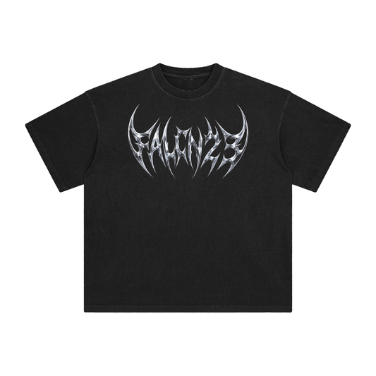 "Y2K Tribal" - Falcn23 Enzyme Washed T-Shirt