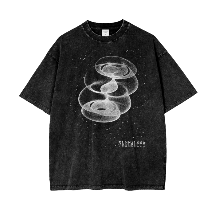 "7D Reality" Acid Wash Oversize T-Shirt - 250 GSM