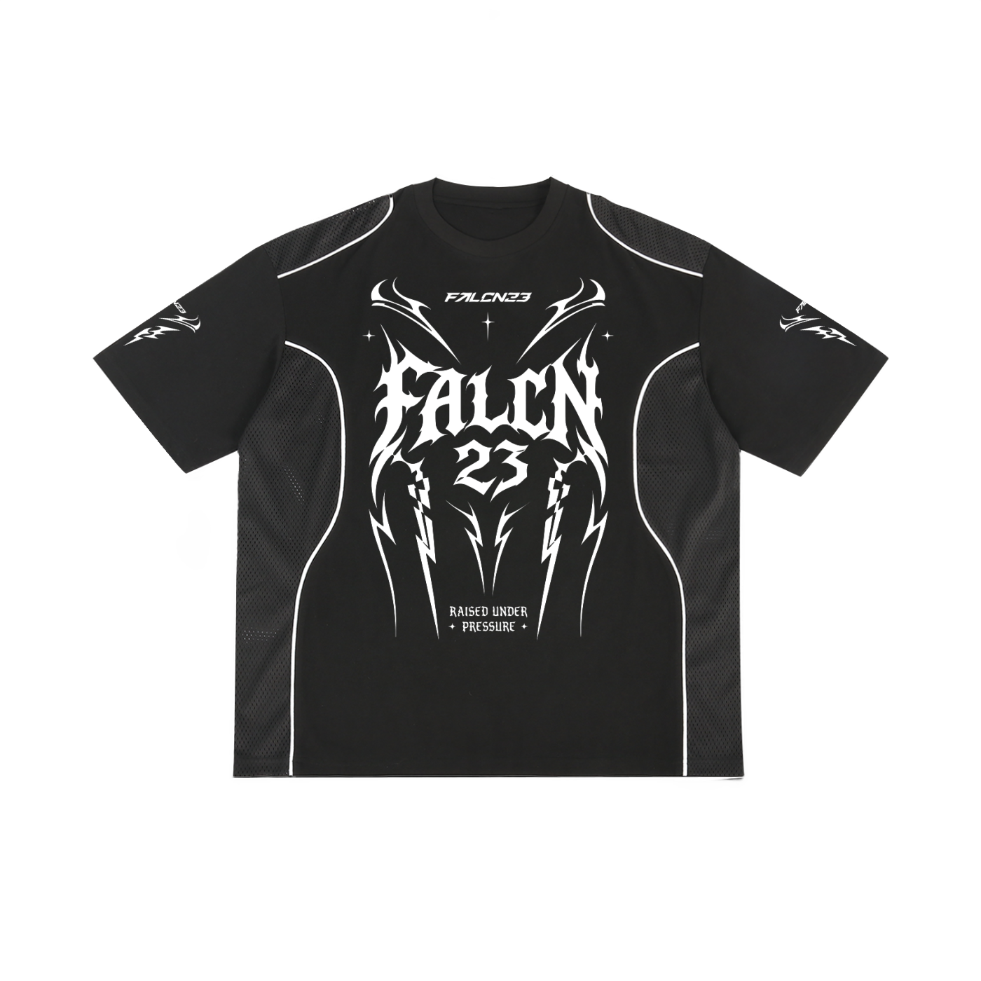 "Under Pressure" - Falcn23 Contrast Piped Panel T-Shirt